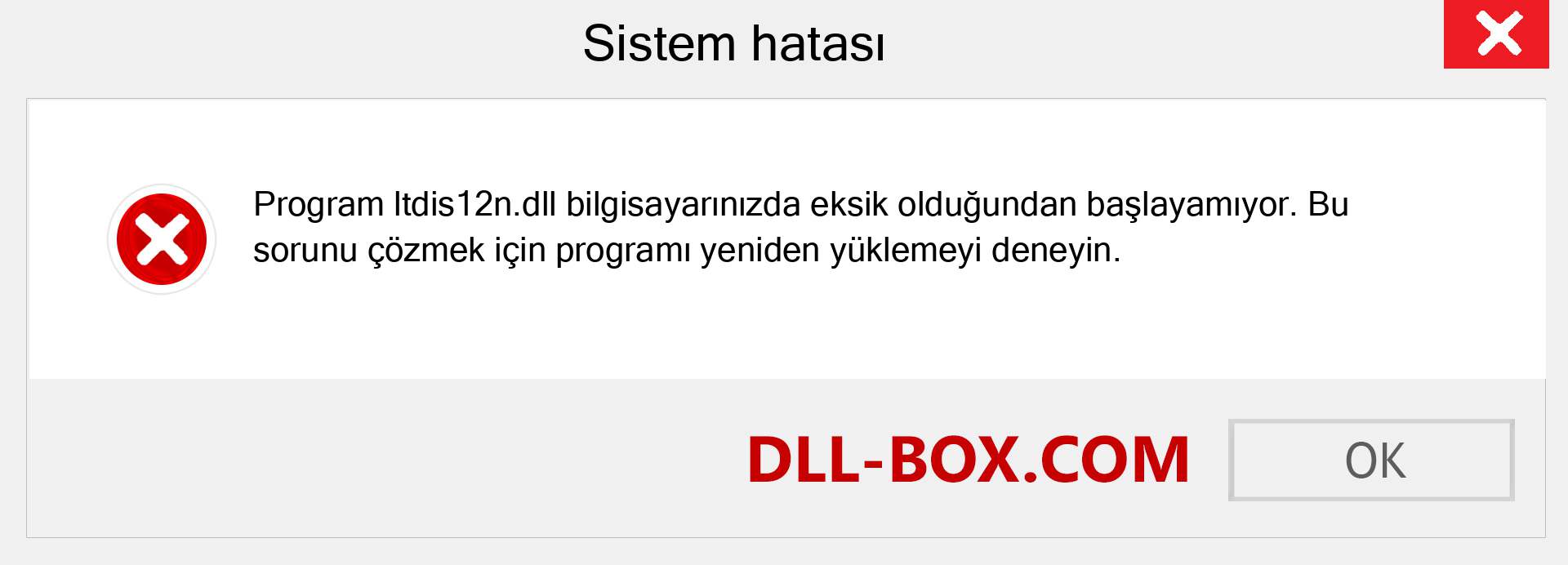 ltdis12n.dll dosyası eksik mi? Windows 7, 8, 10 için İndirin - Windows'ta ltdis12n dll Eksik Hatasını Düzeltin, fotoğraflar, resimler